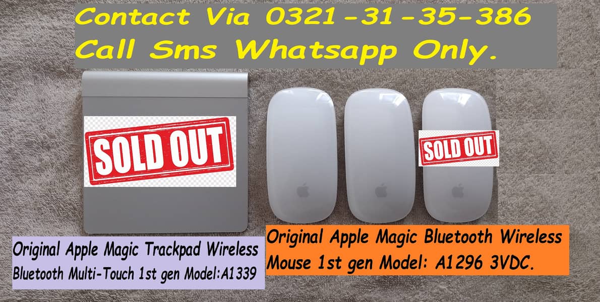 apple magic trackpad 1st gen & apple magic mouse 1gen available here 0