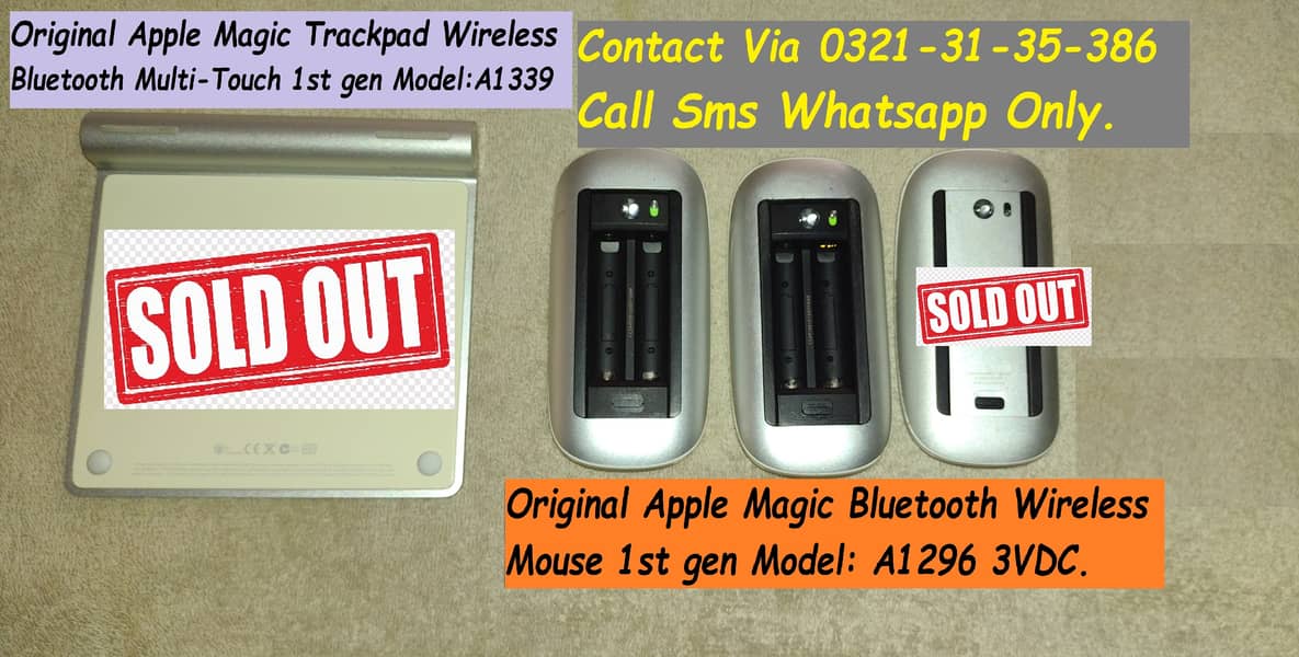 apple magic trackpad 1st gen & apple magic mouse 1gen available here 1