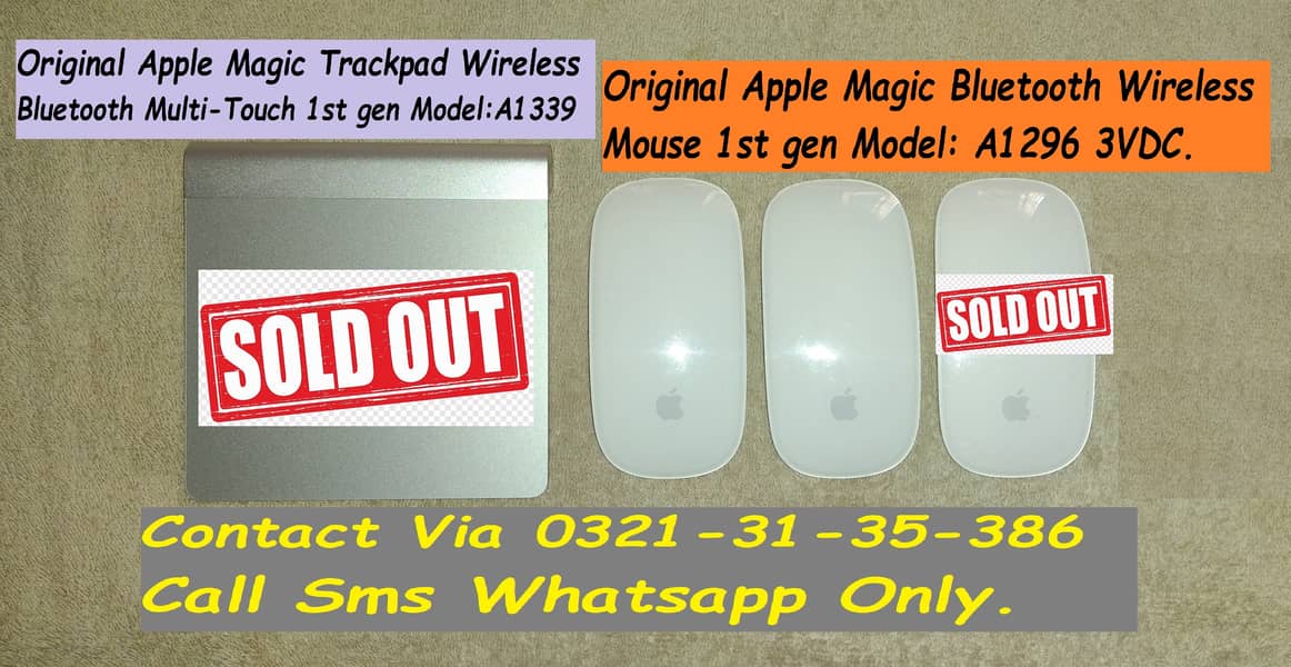 apple magic trackpad 1st gen & apple magic mouse 1gen available here 3