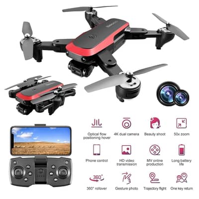RAHU S8000 4K HD Foldable Mini Drone