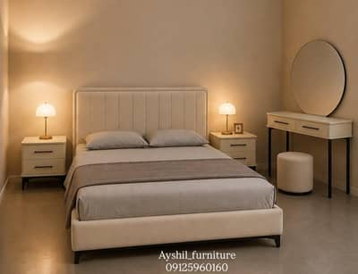 factory price King size bed - double bed - wooden bed - Furnture - Bed