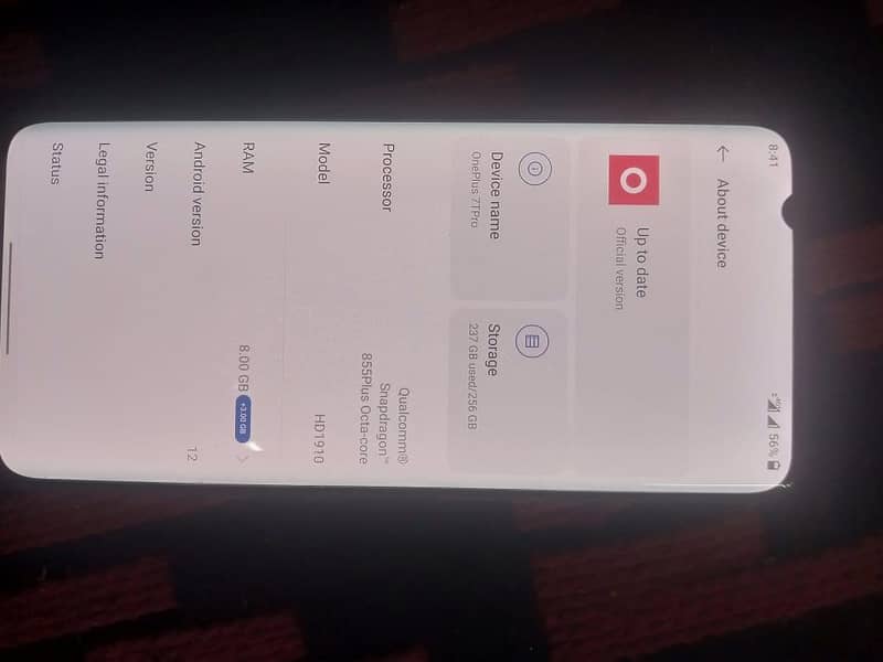 One Plus 7T Pro 0