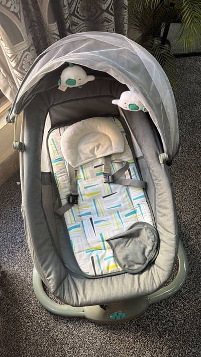 Baby Rocker / Bouncer with Mosquito Net – Excellent Condition