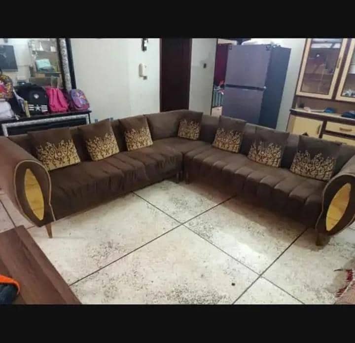 L shape Sofa 0