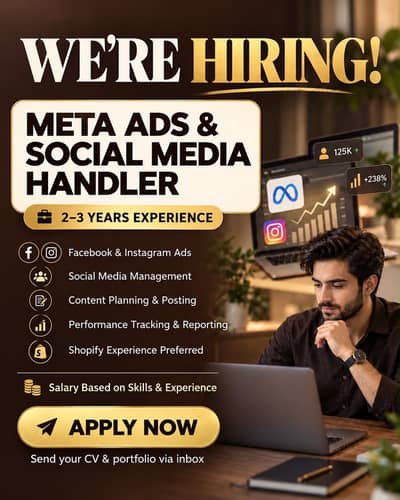 Need a Meta Ads and Social Media Handler