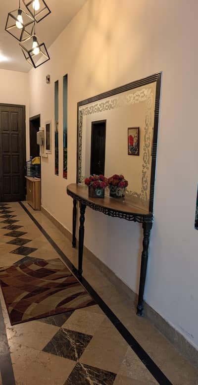 Console with Mirror
