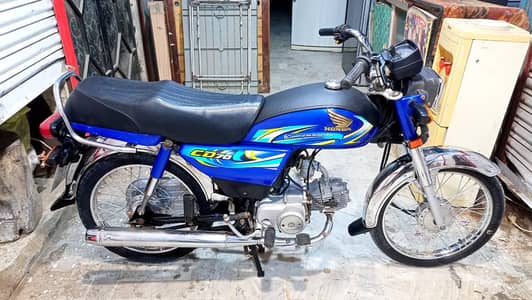 Honda CD-70 2024 9 month Karachi num 1st owner Genuine mint condition