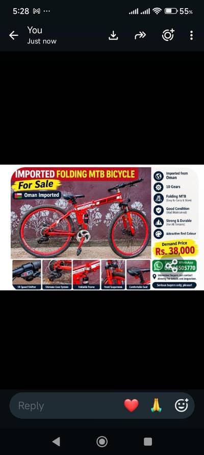 imported bicycle