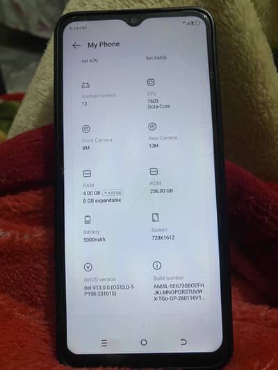 Itel A70