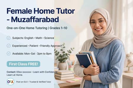 female home tutouir in mzd class 1 to 10
