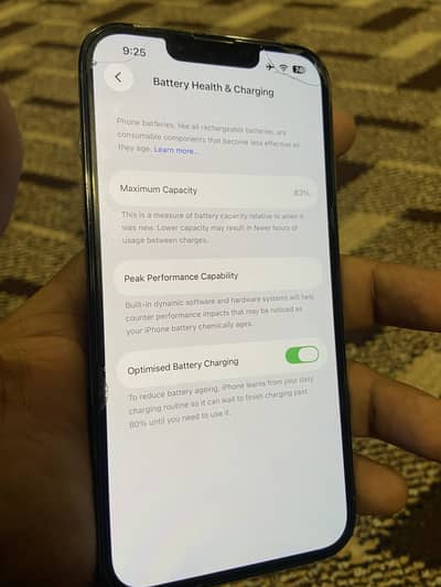 Apple iPhone 13 Pro jv battery 83 condition 10/9.5