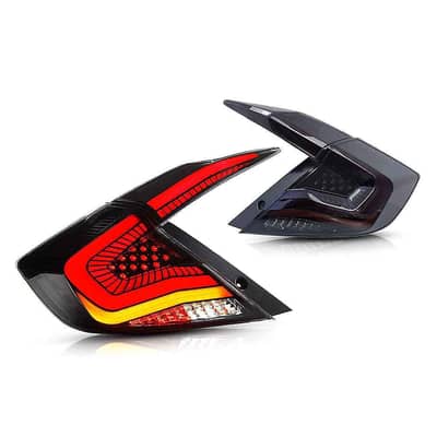 Honda Civic 2014 To 2025 Model Sports Front And Back Tail Lights