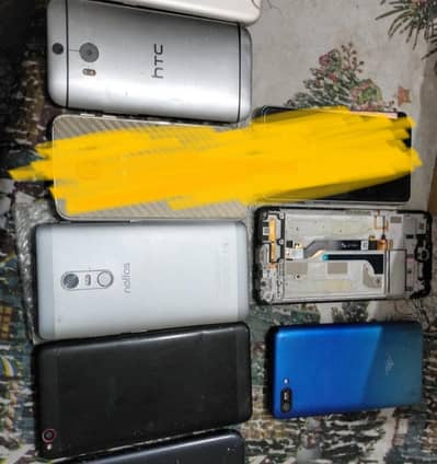 Selling 5 mobiles For parts or some are repairable
