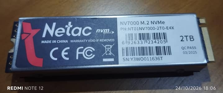 Netac 2TB M2 NVME NV7000
