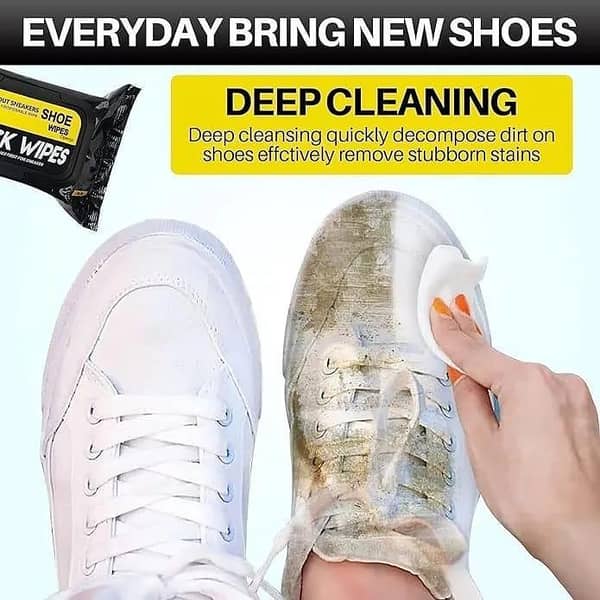 T  Shoe Wipes, Premium Sneaker Cleaner, Sneaker Cleaner Wipes, Travel-Friendly, Disposable Shoe Cleaning Wipes, White Shoe Cleaner, Textured Shoe Cleaner Wipes 80Pcs