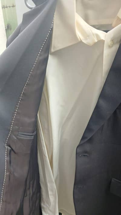 two piece suit with shirt