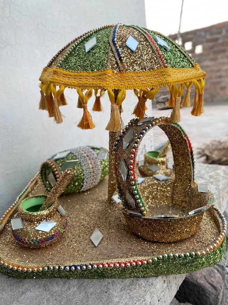 Mehndi decorations items 1