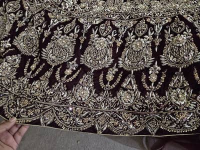 velvet premium bridal lehenga