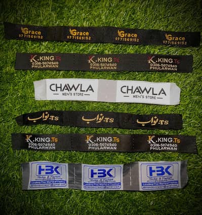 label tag badge pati tie