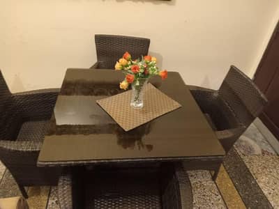 urgent for sale 4 seater Dining table set.
