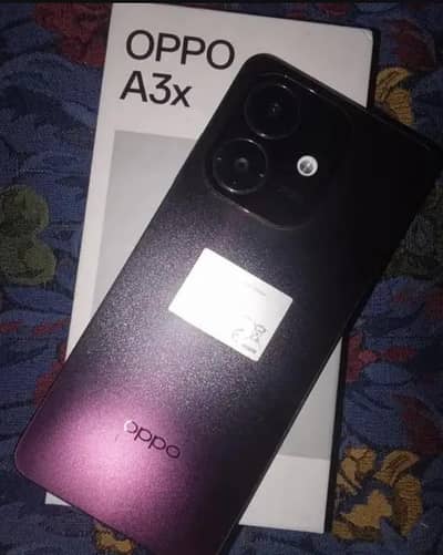 OPPO A3x with box & charger.