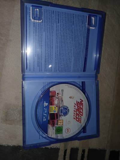 a ps4 cd of need for speed payback