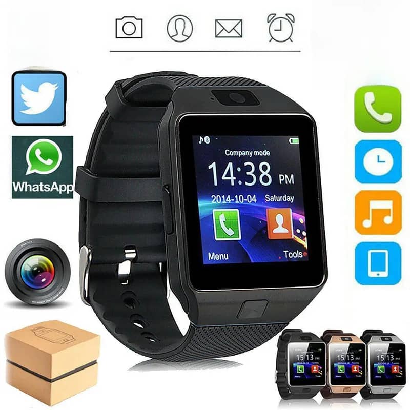 Smart watch with touch screen & sports features And many feature ...