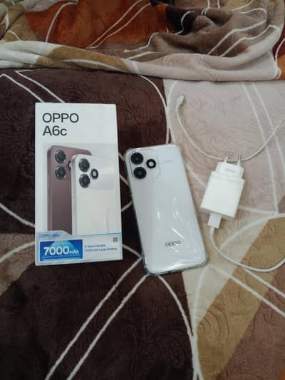 OPPO A6c 4G full box 7000mh battery 11mounth warranty 4,64