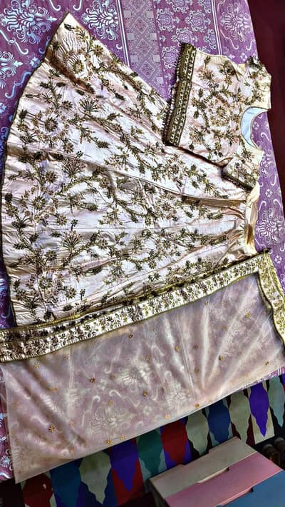 Lahnga dress for valima ceremony