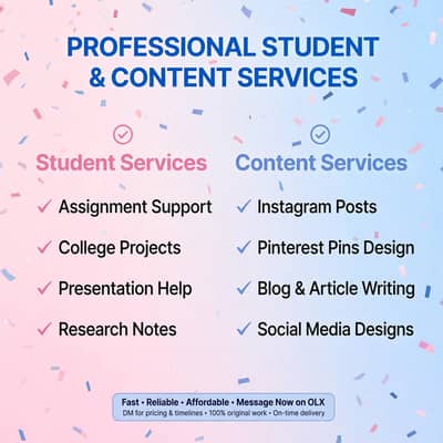 Professional Assignment Support & Instagram Content - 24hr Delivery -