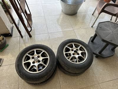 13 Inch 2025 Tycon Tyres excellent condition for small cars mira alto