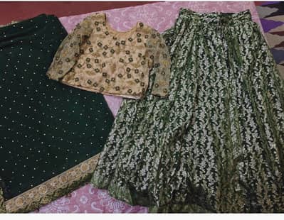 Lahnga for Mahndi event