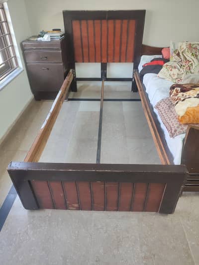 Wooden Single Bed
