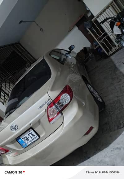 Toyota Corolla GLI 2012