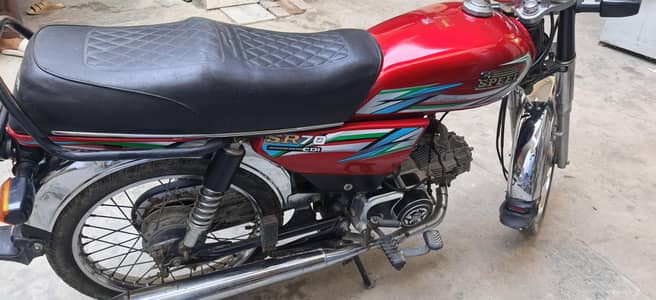 hi speed bike saf suthra bike ha 70cc sb kch orgnal lga hua bike ko