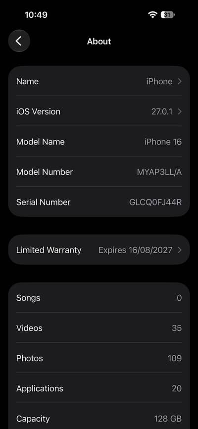 Apple iPhone 16