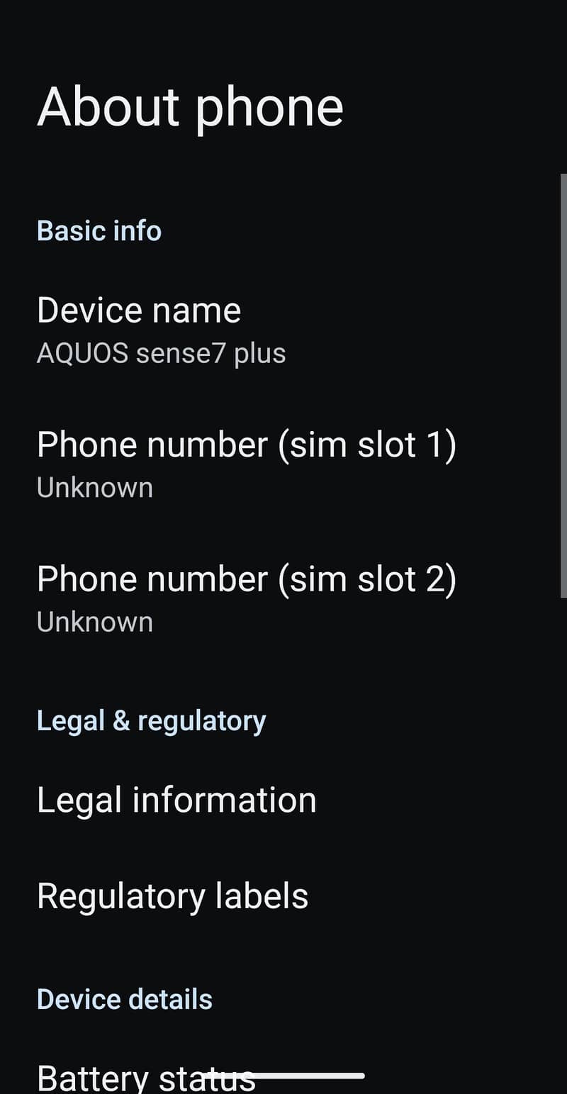 Sharp Aquos Sense7 plus 6/128 9/10 Condition - Mobile Phones - 1120876681
