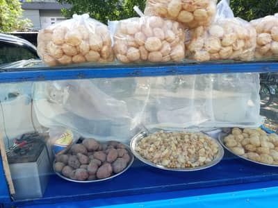 Golgappy and china chatt counter for sale