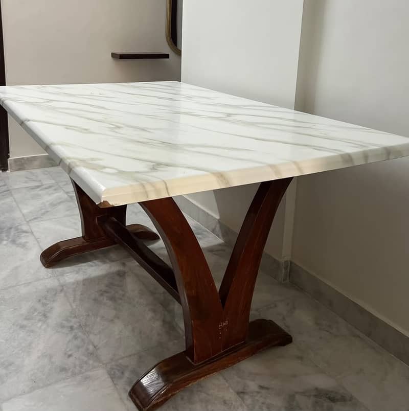 Elegant 6 seater Dining Table Set - Dining Tables - 1120876746