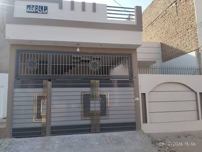 Hassan town Rafi qamar road new brand luxury 6.50 marly single story house for sale
