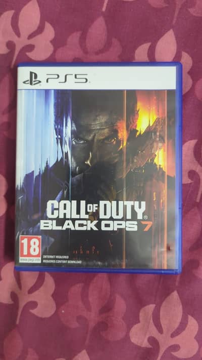Call of duty black ops 6 and Call of duty black ops 7 ps5 game cd disk