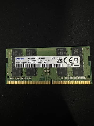 16GB DDR 4 Ram (3200 MHz)