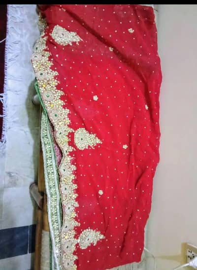 A bridal dress
