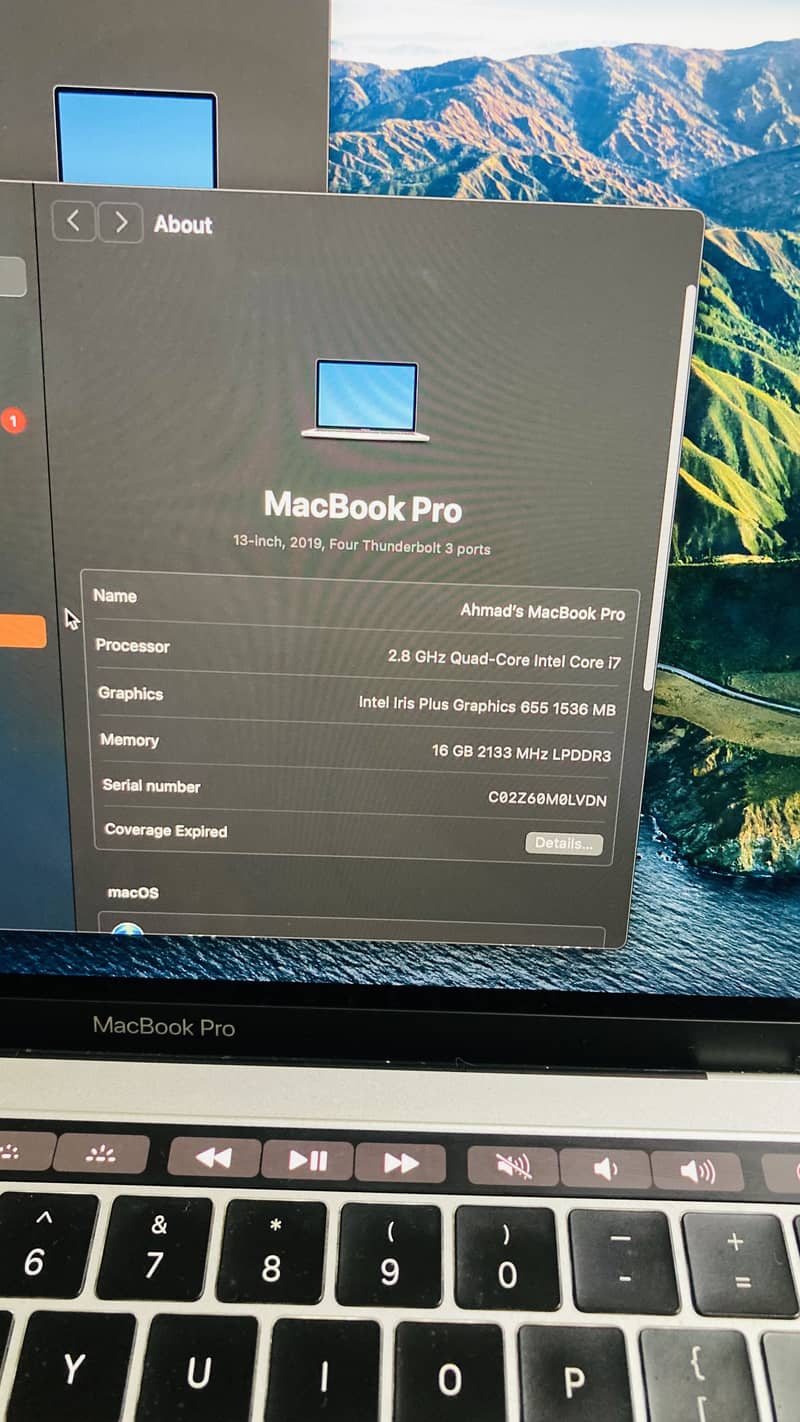 Macbook Pro 2019 6