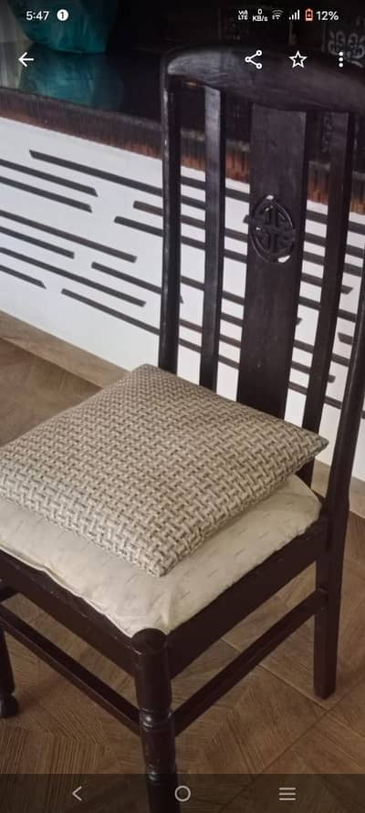6 Dining Chairs Wooden
