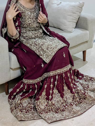 Bridal Lehenga Dress for Sale 1.2 lacs original price