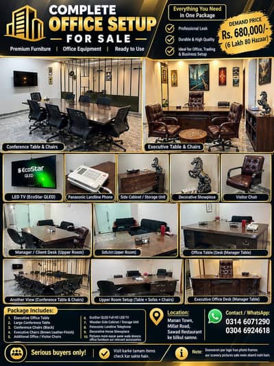 Complete Office Setup for Sale | Executive Furniture