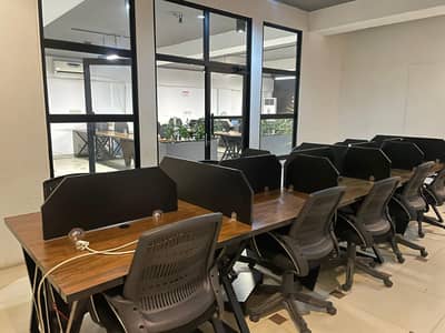 1400 Sq Ft Fully Furnished Luxury Office For Rent - Model Town K Block - 18 To 20 Seating + CO Office - All Inclusive