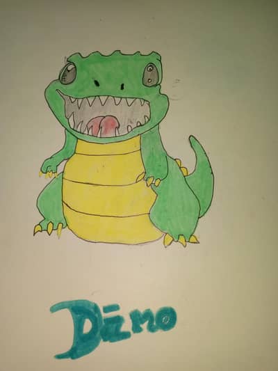 dino drawing