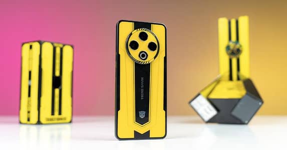 Tecno SPARK 30  transformers edition bumblebee